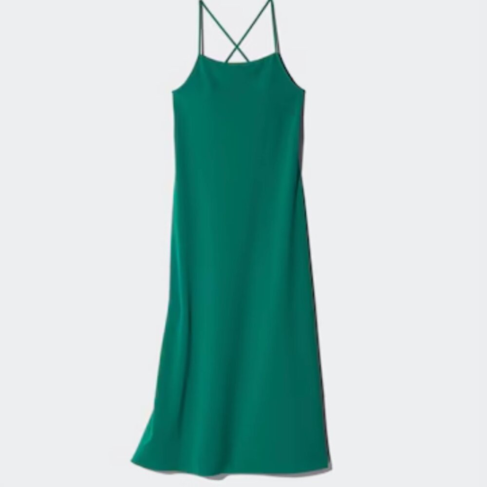 Uniqlo Crepe Jersey Bra Camisole Dress